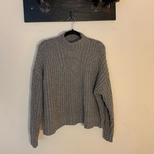 Aerie Cable Knit Mock Neck Sweater - Size M